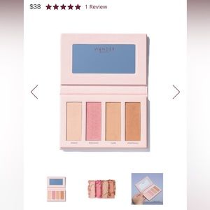 NWT Wander Beauty Riviera Blush & Bronzer Palette